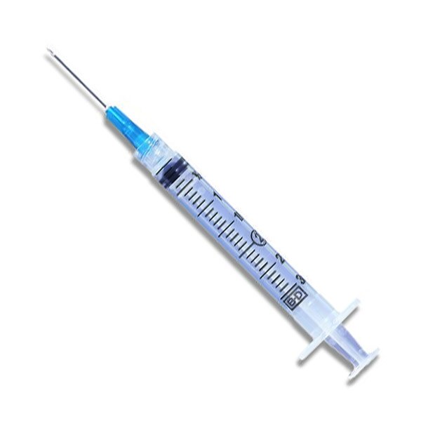 PrecisionGlide 3mL Syringe with 23 Gauge 1.5 Inch Detachable
